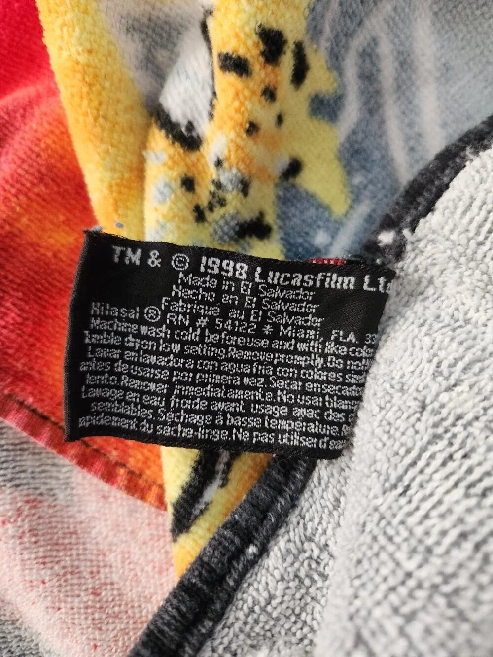Star Wars Death Star Beach/Bath Towel- 1998 LucusFilm